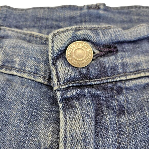 Levis Vintage‎ 511 Slim Fit BIG E Premium Stretch Blue Jeans Men’s 34X34 fits 32 - Picture 10 of 16